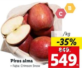 Lidl Piros alma 1 kg ajánlat