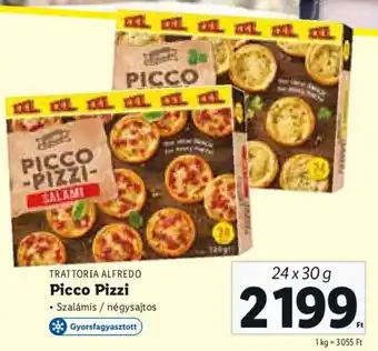 Lidl Trattoria Alfredo Picco Pizzi 24 x 30 g ajánlat