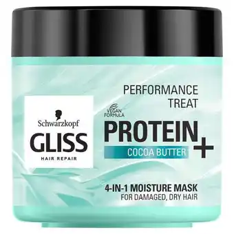 Rossmann Gliss 4in1 protein hajpakolás kakaóvajjal sérült&száraz hajra - 400 ml ajánlat