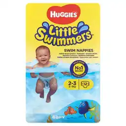 Huggies little swimmers 2-3 3 kg-8 kg úszópelenka - 12 db