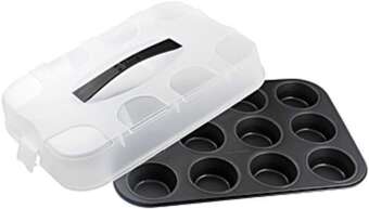 12 adagos zenker muffin sütőforma tetővel
