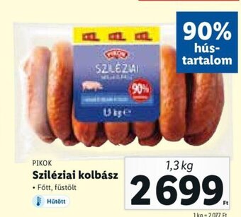 Lidl Pikok Sziléziai kolbász 1,3 kg ajánlat