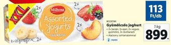 Lidl Milbona Gyümölcsös joghurt 1 kg ajánlat
