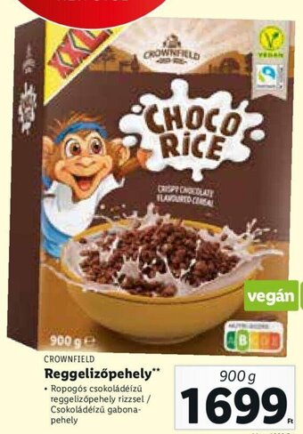 Lidl Crownfield Reggelizőpehely 900 g ajánlat