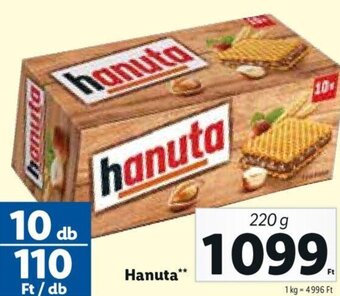 Lidl Hanuta 220 g ajánlat