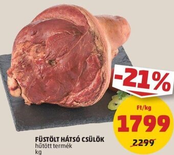 PENNY Füstölt hátsó csülök 1 kg ajánlat