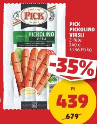 PENNY Pick Pickolino virsli 140 g ajánlat