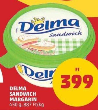 PENNY Delma Sandwich margarin 450 g ajánlat