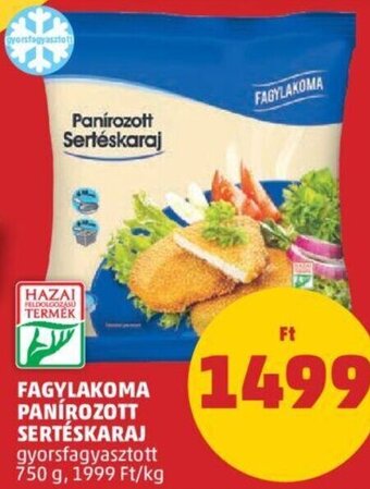 PENNY Fagylakoma Panírozott sertéskaraj 750 g ajánlat