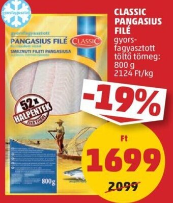 PENNY Classic Pangasius filé 800 g ajánlat