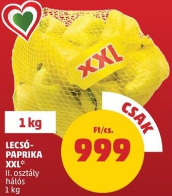 PENNY Lecsó- paprika xxl 1 kg ajánlat