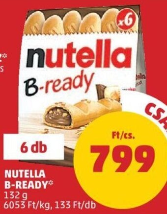 PENNY Nutella b-ready 132 g ajánlat