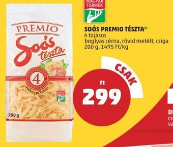 Soós Premio tészta 200 g
