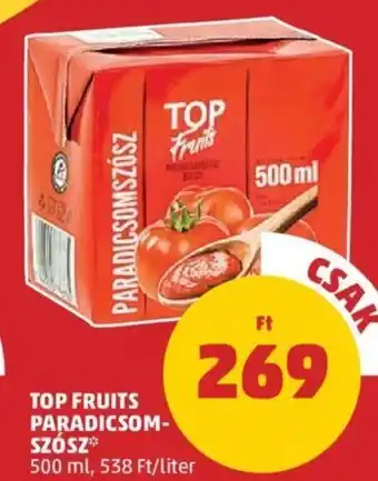 PENNY Top Fruits Paradicsom- szósz 500 ml ajánlat