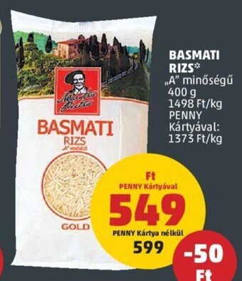 PENNY Basmati Rizs 400 g ajánlat