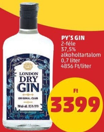 PENNY Py's Gin 0,7 l ajánlat