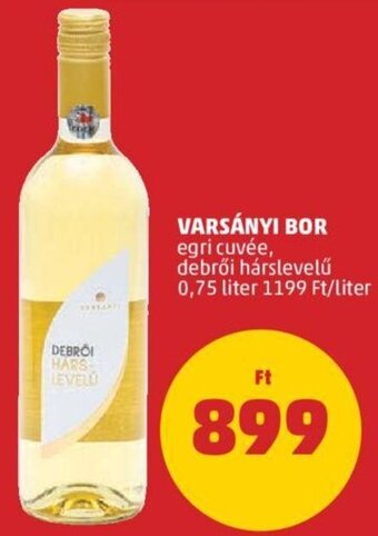 PENNY Varsényi bor 0,75 l ajánlat