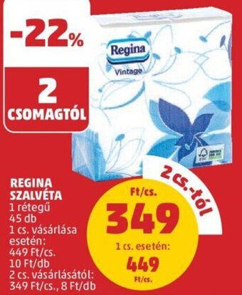 PENNY Regina Szalvéta 45 db ajánlat