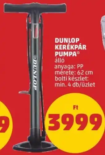 PENNY Dunlop Kerékpár pumpa 1 db ajánlat