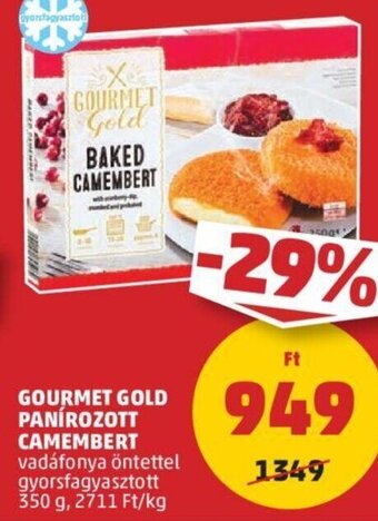 PENNY Gourmet Gold panírozott camembert 350 g ajánlat