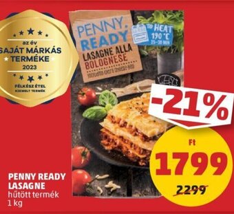 PENNY Penny Ready lasagne 1 kg ajánlat