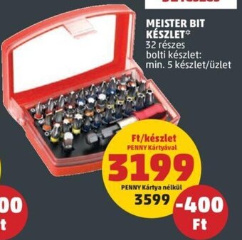 PENNY Meister Bit készlet 32 részes ajánlat