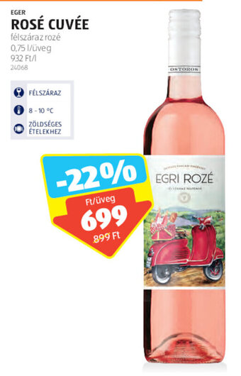 ALDI Eger Rosé cuvée 0,75 l ajánlat