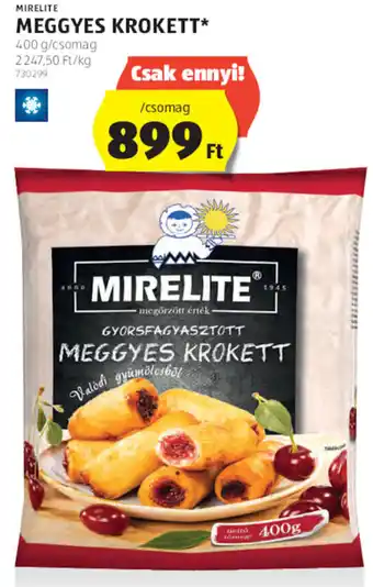 ALDI Mirelite Meggyes krokett 400 g ajánlat