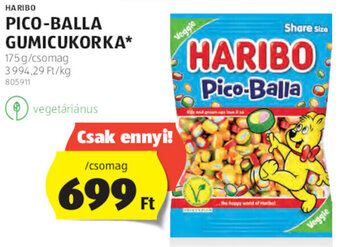 ALDI Haribo Pico-balla gumicukorka 175 g ajánlat