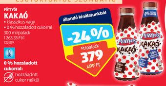 ALDI Pöttyös Kakaó 300 ml ajánlat