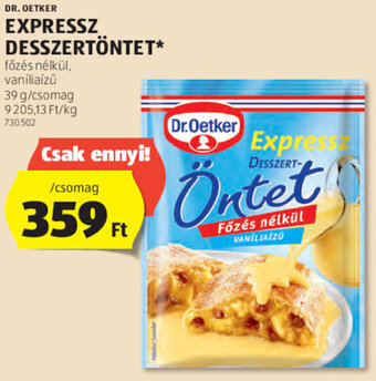 ALDI Dr.Oetker Expressz desszertöntet 39 g ajánlat