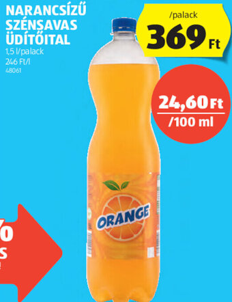 ALDI Narancsízű szénsavas üdítőital 1,5 l ajánlat