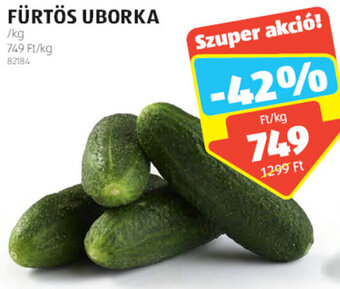 ALDI Fürtös uborka 1 kg ajánlat