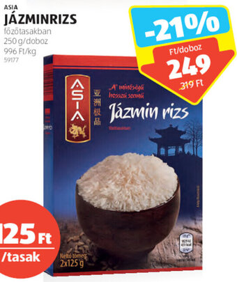 ALDI Asia Jázminrizs 250 g ajánlat