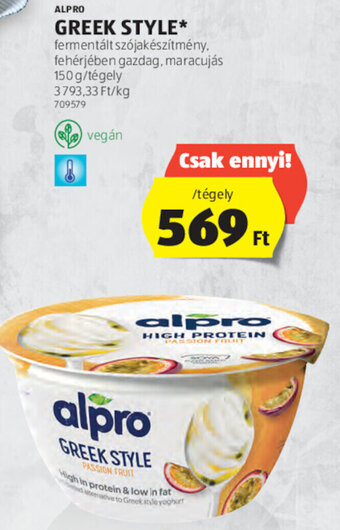 ALDI Alpro Greek style 150 g ajánlat