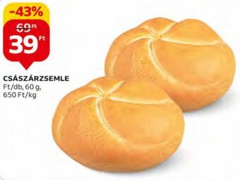 Auchan Császárzsemle 60 g ajánlat