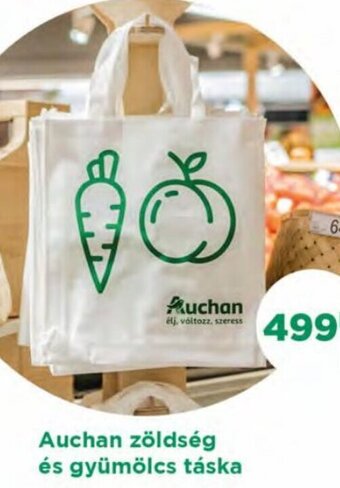 Auchan Auchan zöldség és gyümölcs táska 1 db ajánlat
