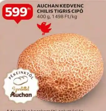 Auchan Auchan Kedvenc chilis tigris cipó 400 g ajánlat