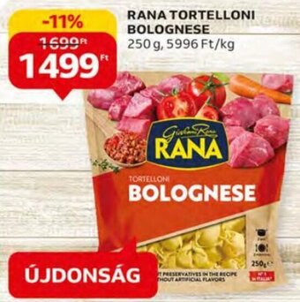 Auchan Rana Tortelloni bolognese 250 g ajánlat