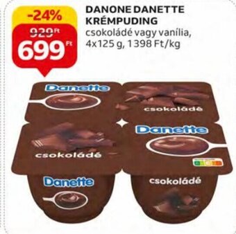 Auchan Danone Danette krémpuding 4 x 125 g ajánlat
