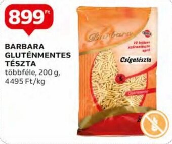 Auchan Barbara Gluténmentes tészta 200 g ajánlat