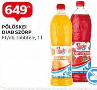 Auchan Pölöskei Diab szörp 1 l ajánlat