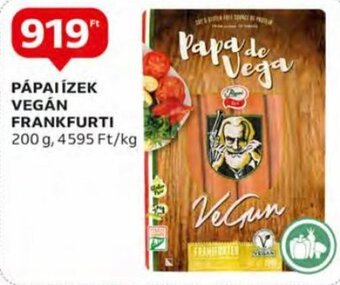Pápai Ízek Vegán frankfurti 200 g