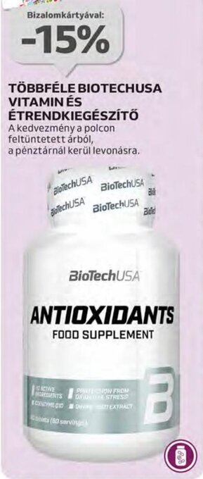 Auchan Többféle Biotechusa vitamin és étrendkiegészítő ajánlat