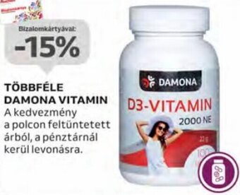 Többféle Damona vitamin