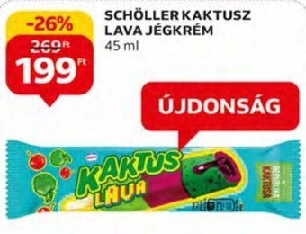 Auchan Schöller Kaktusz lava jégkrém 45 ml ajánlat