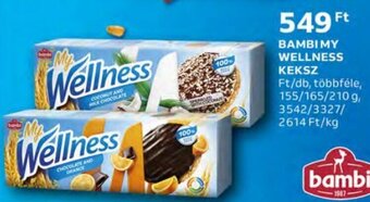 Auchan Bambi My wellness keksz 155 - 210 g ajánlat