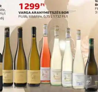 Auchan Varga Aranymetszés bor 0,75 l ajánlat
