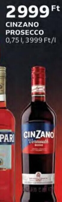 Auchan Cinzano Prosecco 0,75 l ajánlat