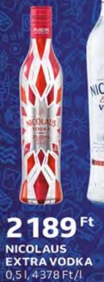 Auchan Nicolaus Extra vodka 0,5 l ajánlat